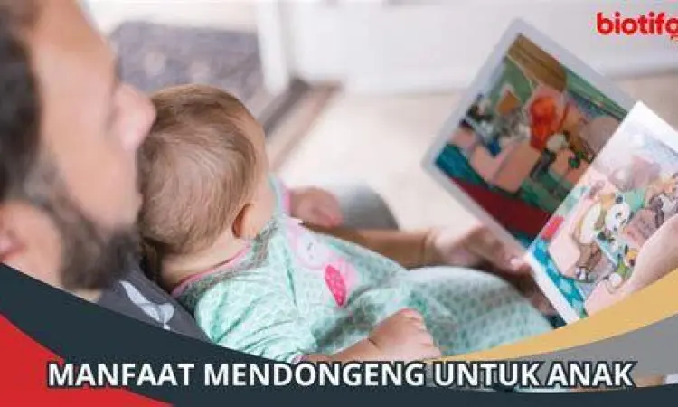 Anak berimajinasi saat mendengarkan dongeng sebelum tidur