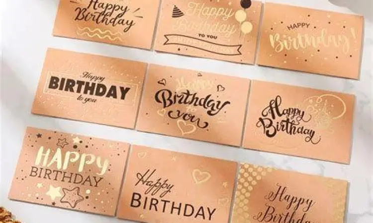 Kartu Ucapan Estetik Kartu ucapan ulang tahun dengan tulisan tangan