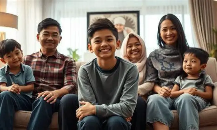 Ilustrasi psikologi anak bungsu dalam dinamika keluarga