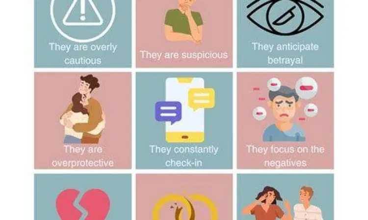 Seseorang yang merasa cemas dan curiga terhadap ponselnya