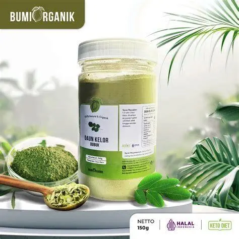 Bubuk Daun Kelor Bubuk daun kelor sebagai suplemen kesehatan otak