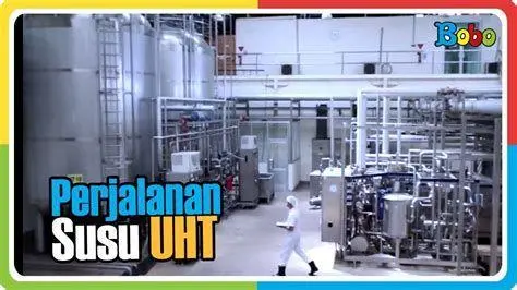 Teknologi UHT Ultra Milk Proses produksi susu UHT di pabrik Ultrajaya