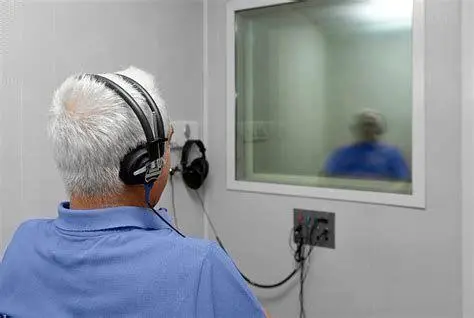 Tes Audiometri Pendengaran Proses tes audiometri untuk menentukan tingkat tuna rungu