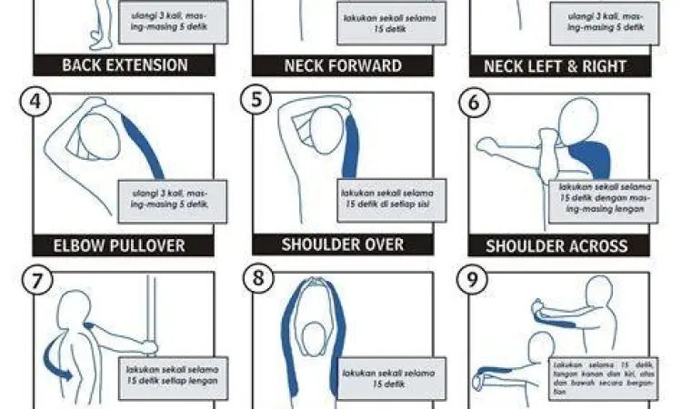 Latihan Peregangan Pinggang Gerakan peregangan untuk meredakan nyeri pinggang