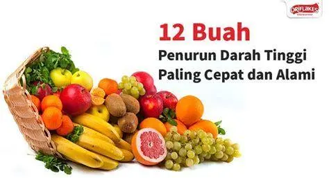 Buah Penurun Darah Tinggi Buah-buahan segar yang membantu menurunkan tekanan darah
