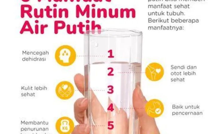 Minum air putih sebagai obat anyang anyangan alami