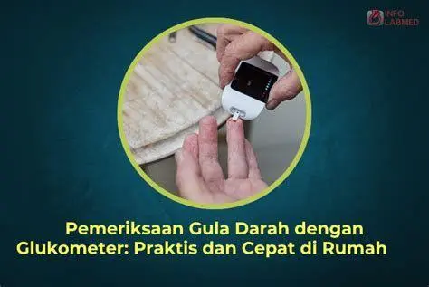 Panduan Glukometer Langkah menggunakan alat cek gula darah mandiri