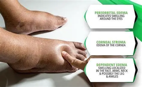 Gejala Edema Kaki Kondisi kaki bengkak atau edema yang diobati dengan furosemide