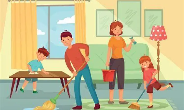 Pasangan bekerja sama di dapur sebagai bentuk acts of service