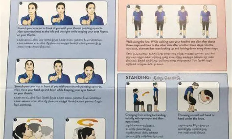 Latihan rehabilitasi vestibular untuk pasien gangguan keseimbangan