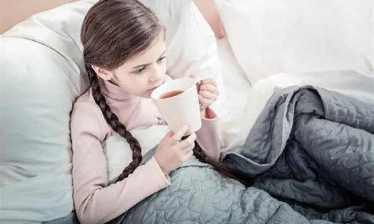 Pentingnya Istirahat Bagi Anak Anak sedang beristirahat saat sakit