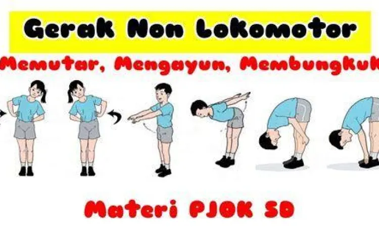 Seseorang melakukan peregangan tangan di tempat