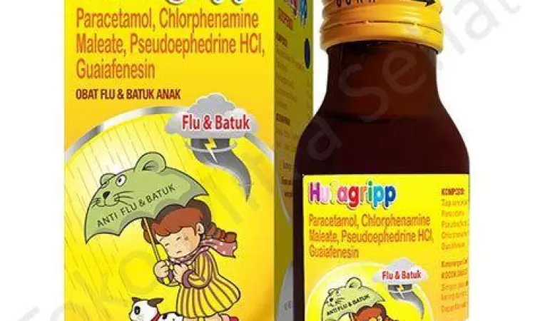 Obat sirup Hufagrip Batuk Pilek kuning