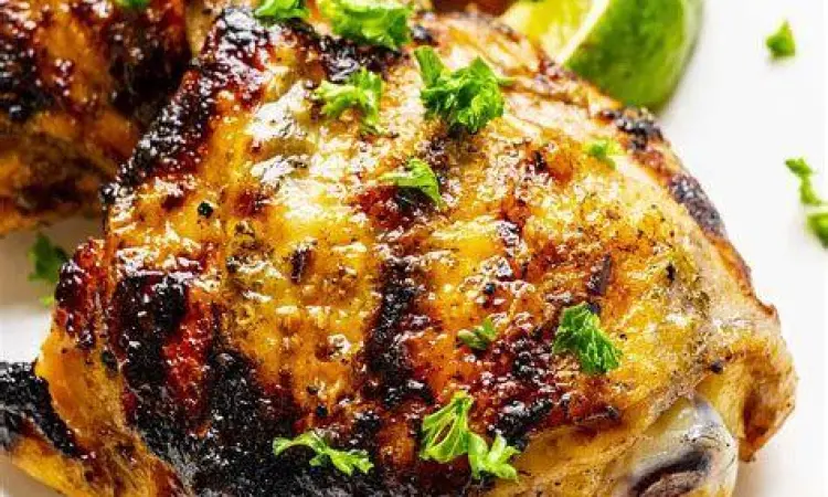 Olahan Paha Atas Ayam Bakar Paha atas ayam bakar dengan tekstur juicy