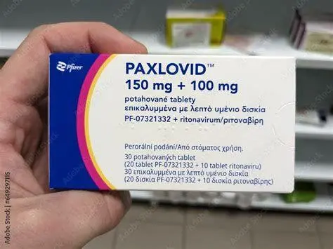 Paxlovid Antivirus Kemasan obat Paxlovid untuk terapi corona