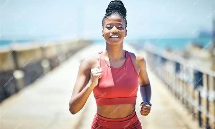 Olahraga untuk Kolesterol Wanita berolahraga jogging untuk menurunkan kolesterol