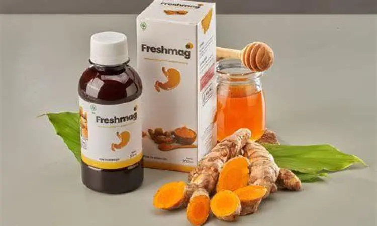 Bahan herbal alami jahe dan madu untuk lambung