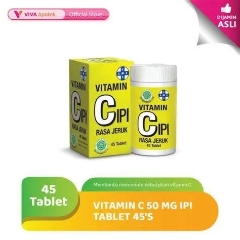 Komposisi Vitamin C IPI Kandungan nutrisi tablet Vitamin C IPI
