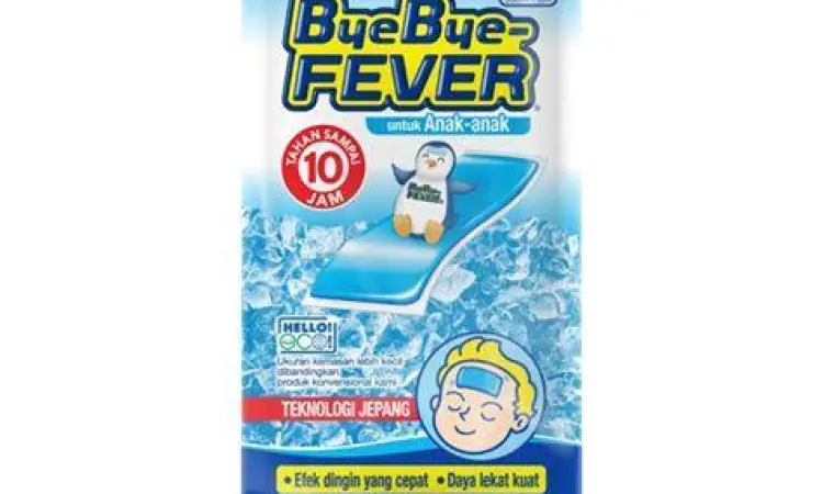 Varian Bye Bye Fever Perbandingan kemasan Bye Bye Fever Baby dan Kids