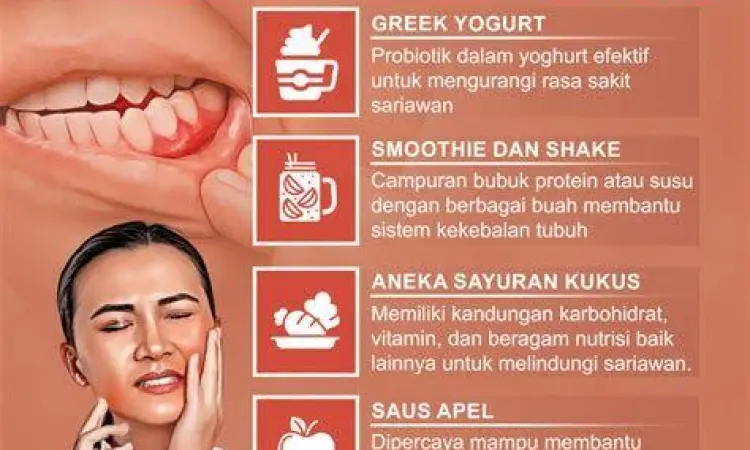 Sayuran dan buah untuk kesehatan mulut