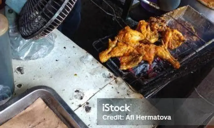 Teknik Pembakaran Ayam Proses membakar ayam dengan olesan bumbu kental