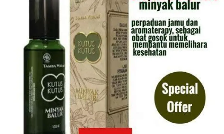 Berbagai bahan herbal penyusun minyak kutus kutus asli