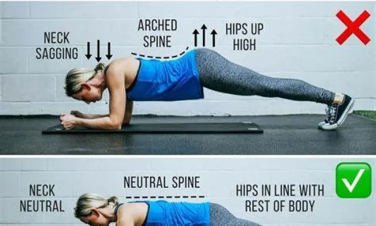 Plank Exercise Posisi plank yang benar untuk mengecilkan perut