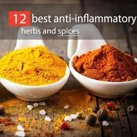 Kekuatan Antioksidan Alami Berbagai jenis tanaman herbal anti-inflamasi