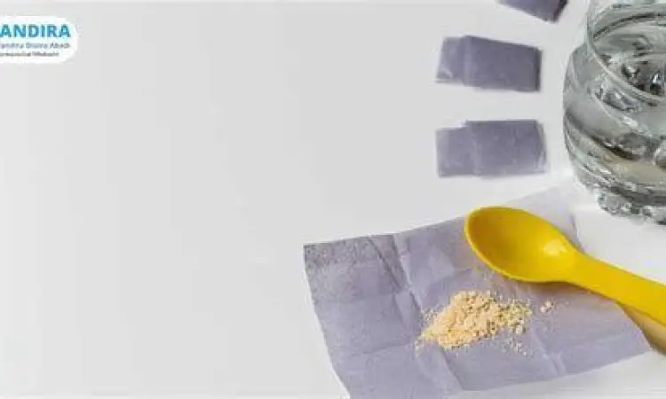 Cara melarutkan puyer Tay Pin San dengan air hangat