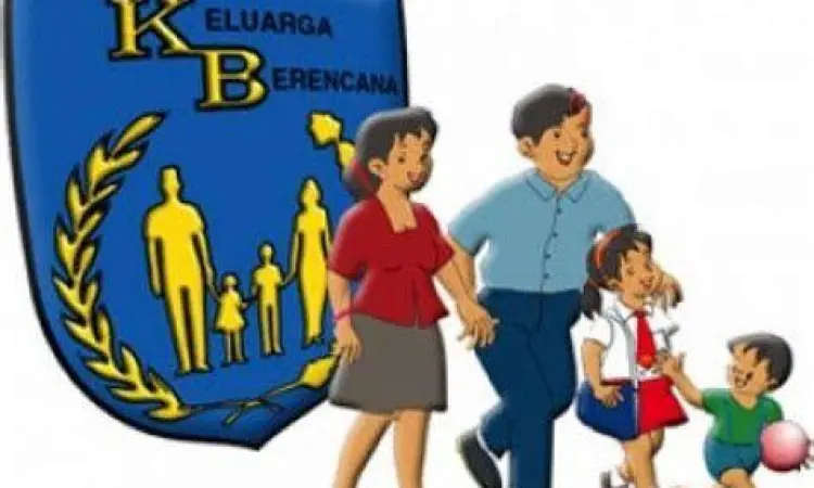 Pasangan bahagia yang menjalankan program keluarga berencana