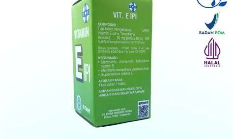 Kemasan IPI Vitamin E 50 mg