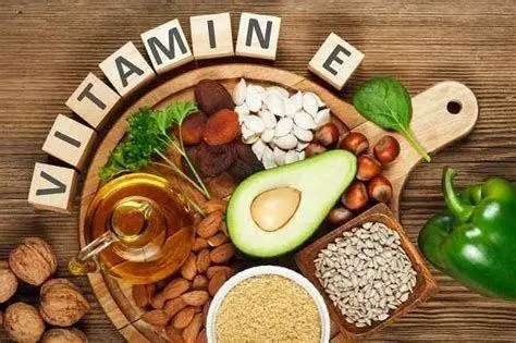 Kesehatan Kulit dengan Vitamin E Visualisasi manfaat vitamin E untuk regenerasi kulit