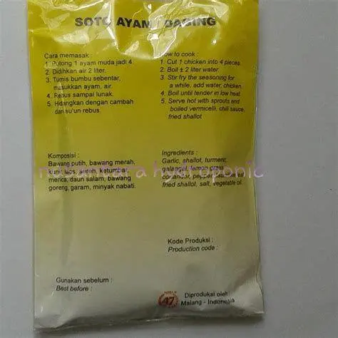 Rempah Dasar Soto Ayam aneka rempah bumbu soto ayam seperti kunyit jahe dan kemiri