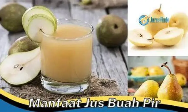 Jus buah pir murni tanpa gula