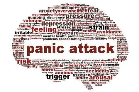 Gejala Serangan Panik Diagram gejala fisik dan mental panic attack