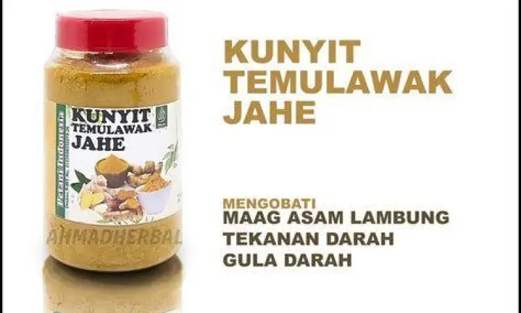 Jahe dan kunyit sebagai obat lambung alami