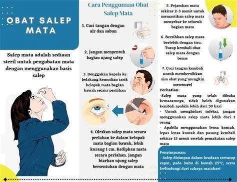 Cara Pakai Salep Mata Langkah menggunakan salep mata bintitan yang benar