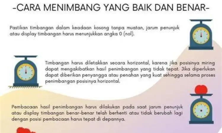 Teknik Menimbang yang Benar Posisi kaki yang benar saat di atas timbangan