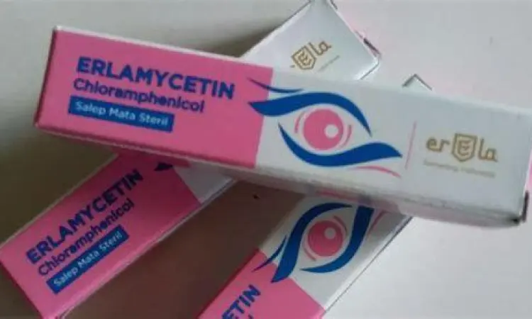 Produk salep mata erlamycetin kloramfenikol