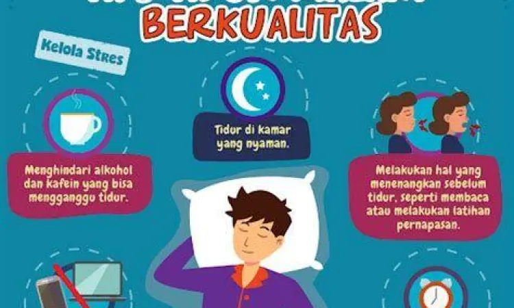 Ilustrasi remaja tidur nyenyak untuk pertumbuhan