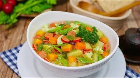 Sup Bening Bergizi Sup sayuran hangat untuk menu buka puasa