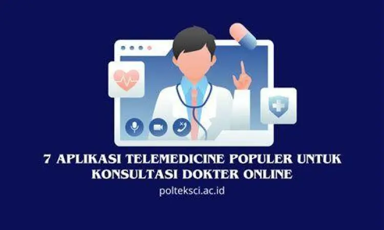 Konsultasi Medis Online Pasien melakukan konsultasi dengan dokter melalui aplikasi telemedicine