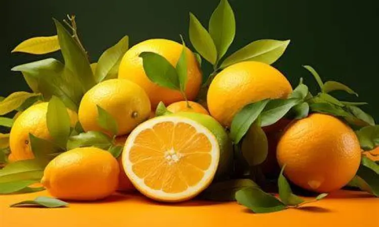 Buah sitrus segar sebagai sumber vitamin c