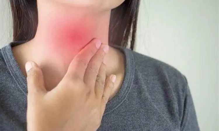 Infeksi Radang Tenggorokan Ilustrasi infeksi pada tenggorokan manusia