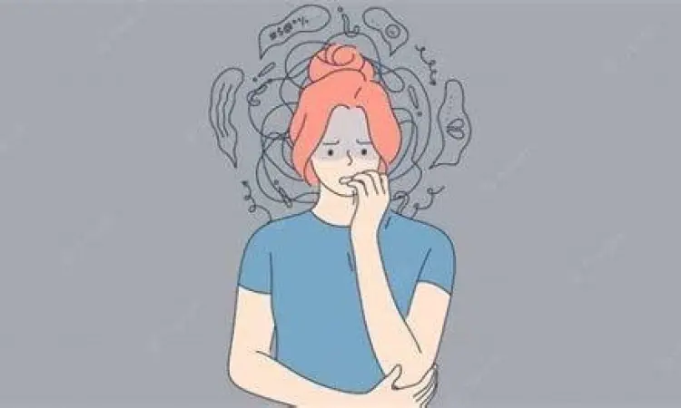 Visualisasi Anxiety ilustrasi visual apa itu anxiety dalam pikiran