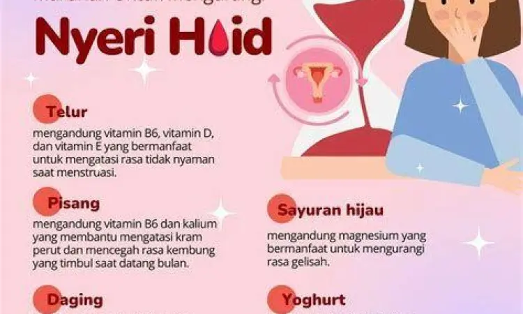 Pilihan makanan sehat untuk melancarkan menstruasi