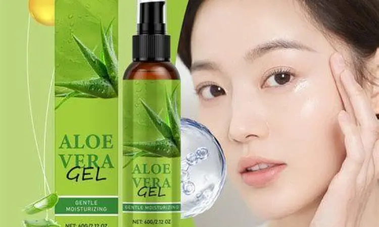 Pengaplikasian gel lidah buaya pada kulit terbakar matahari