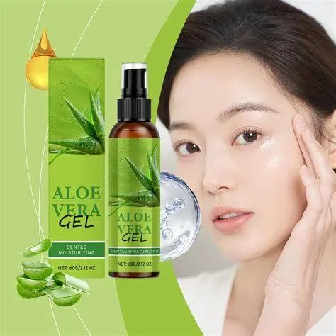 Aloe Vera untuk Sunburn Pengaplikasian gel lidah buaya pada kulit terbakar matahari