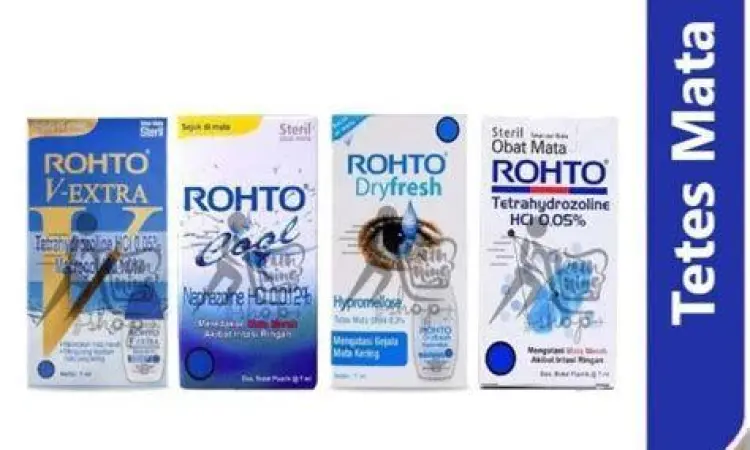 Varian produk rohto tetes mata lengkap