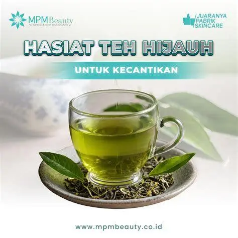 Teh Hijau untuk Kecantikan Perawatan wajah menggunakan masker teh hijau alami